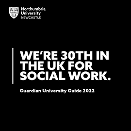 WE’RE 30TH IN THE UK FOR social work
