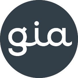 GIA logo in grey