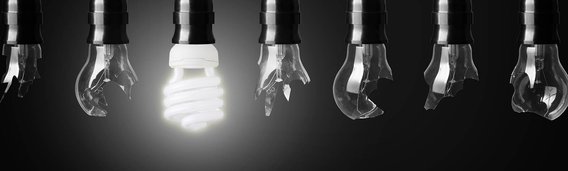 Light bulbs Bright Ideas
