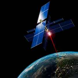 satellite in space