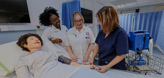 three nursing apprentices