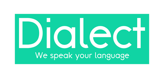Dialect we speak your language logo