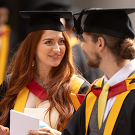 students graduating