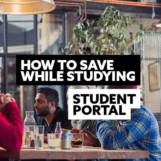 how to save while studying student portal