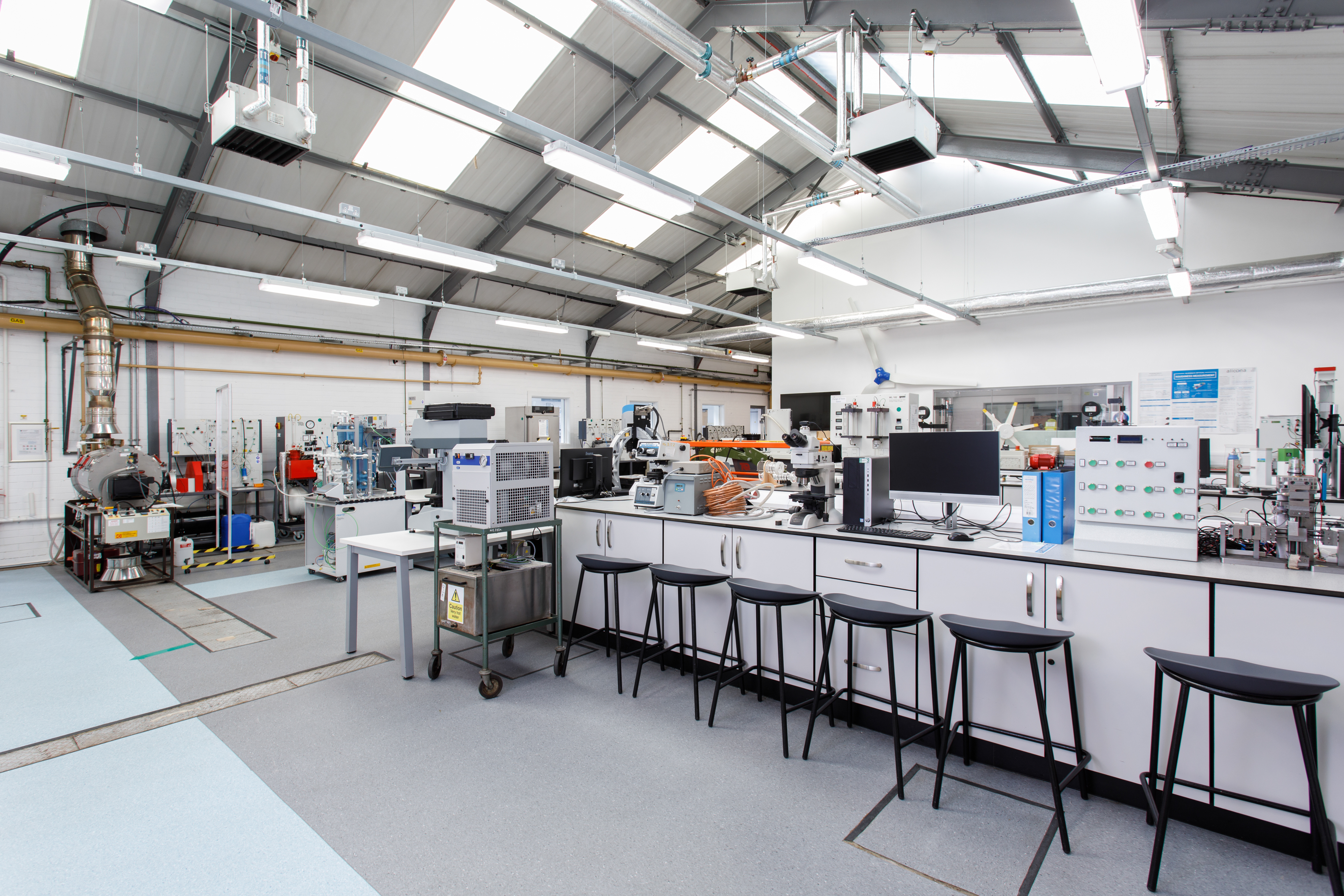 Image of engineering lab at Northumbria University