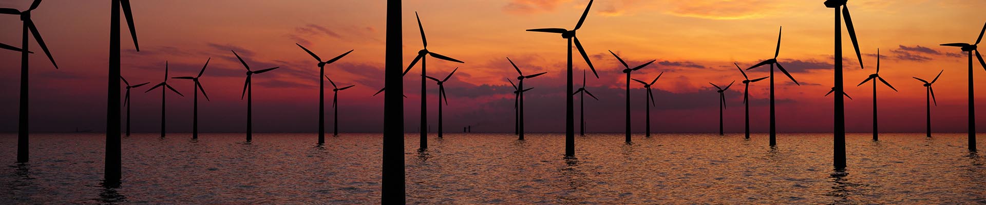 windmills in the ocean