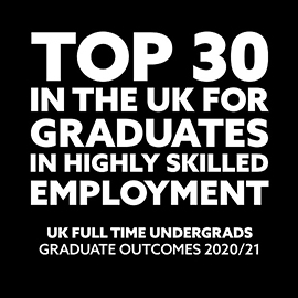 Top 30 in the UK for Graduates in Highly Skilled Employment