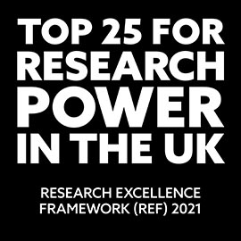 Top 25 research power in the uk