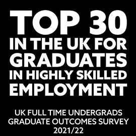 Top 30 in uk for graduates in highly skilled employment