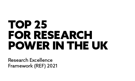 top 25 for research power in the UK