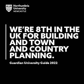 WE’RE 8TH IN THE UK FOR BUILDING  AND TOWN  AND COUNTRY PLANNING.