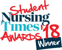 Student Nursing Times Award 2018 Winner