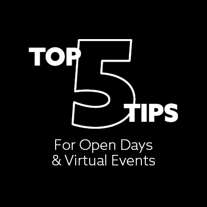 top 5 tips for open days