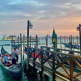 boat in venice