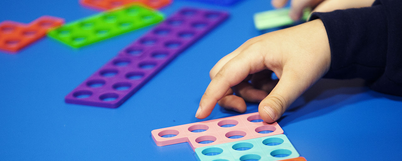 close-up of early years project