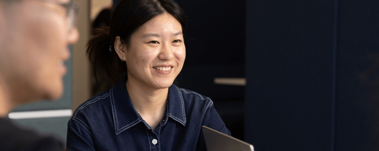 student smiling 