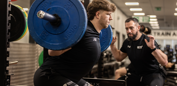 Gym coaching session