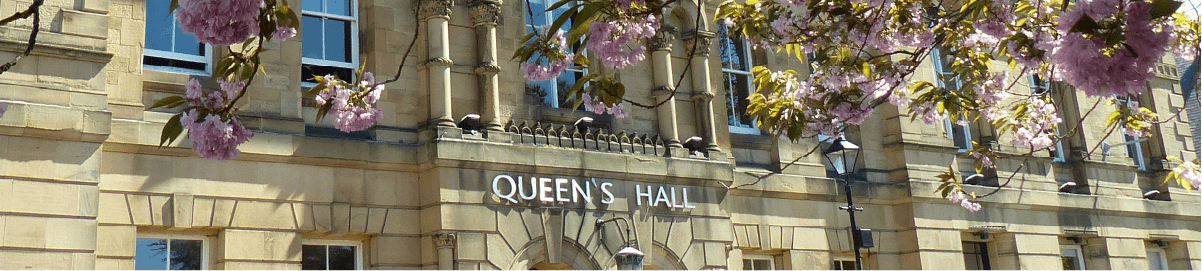 queens hall banner