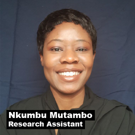 Nkumbu Mutambo, Research Assistant