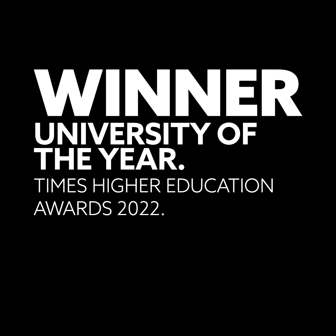 Winner of university of the year 2022