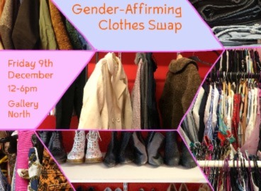Gender affirming clothes swap