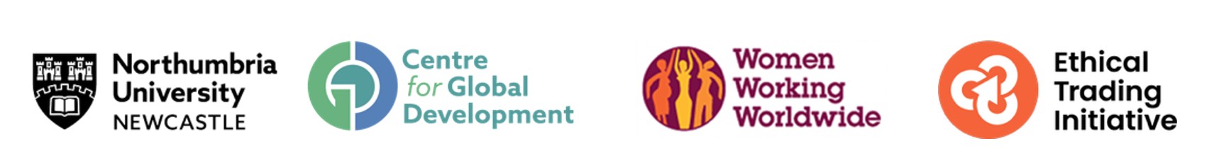 Logos of Collaborative PhD Partners (NU, CGD, WWW, ETI)