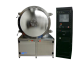 A metallic vacuum chamber