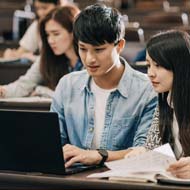 Abstract coloured lightbulb image