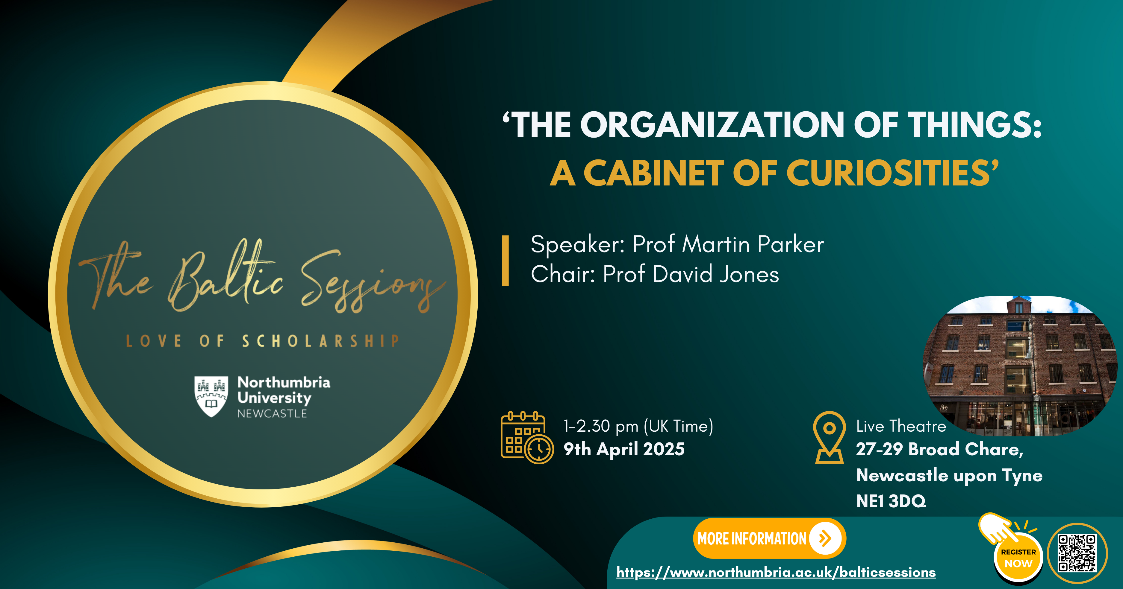 Poster for the baltic session which will take place on 9th April 2025