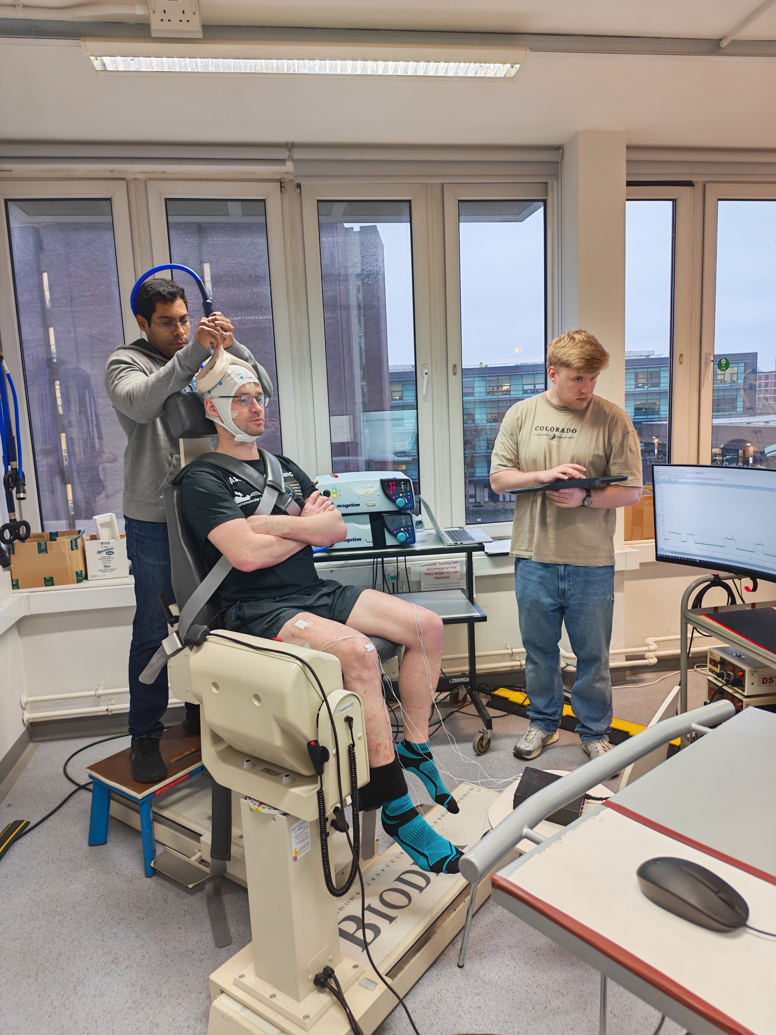 Brain Stimulation on Biodex