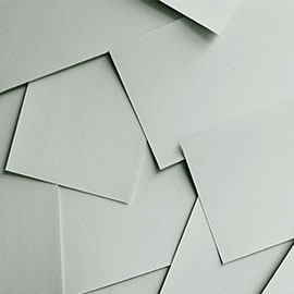 A pile of plain white sheets of paper