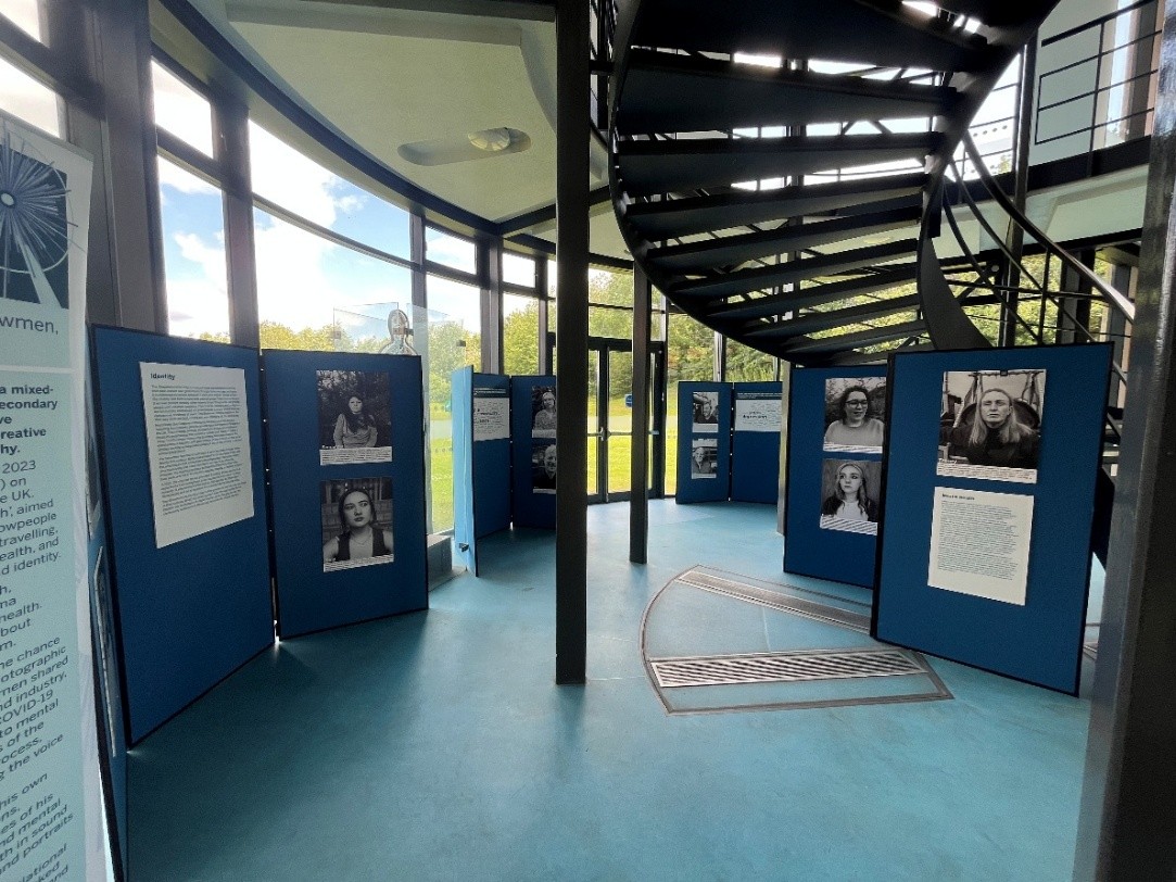 Posterboards from the It's All a Show exhibition.