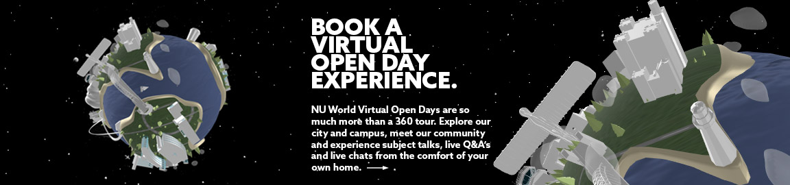 Book a NU World Virtual Open Day Experience