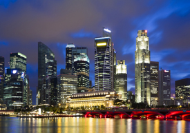 Singapore At Night - I Stock _web