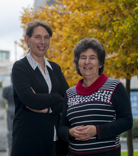 Dr Alison Steven (left ) With Dr Nancy Redfern Of Newcastle Hospitals NHS Trust - Web