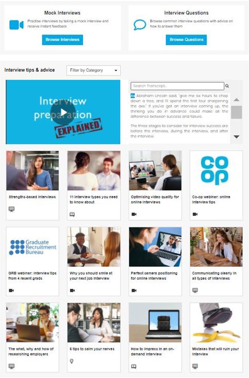 the bottom page of interview 360