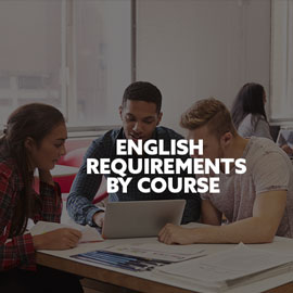 english requirements by course