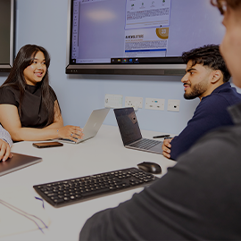 Students in the Business School
