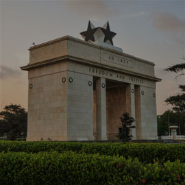 Stock image of Ghana Independence Arch in Accra