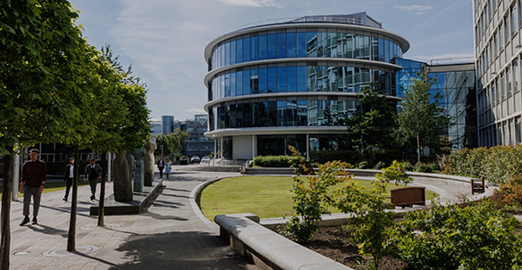 Long-shot of the CIS building on City Campus.