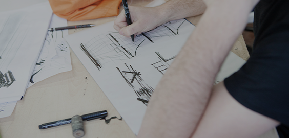 Mechanical Engineering Student Drawing