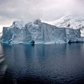 Image shows Antarctica