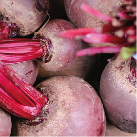 Photo showing beetroot. Credit: Nick Collins