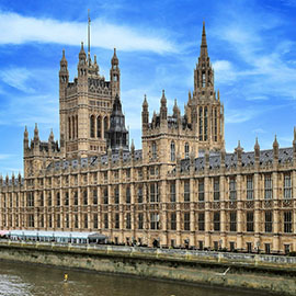 Photo of the UK parliament building