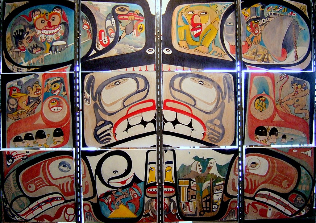 Caption: ‘Bone Box’ made by Michael Niccol Yahgulanaa UBC Museum of Anthropology. Image credit: "First Nations Art - UBC Vancouver" by Librarygroover is licensed under CC BY-ND 2.0