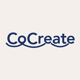Image shows blue CoCreate logo