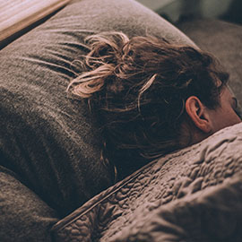 Image of a person sleeping