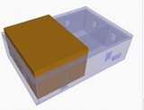 a close up of a box