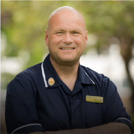 man smiling