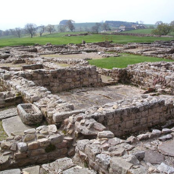 Caption: Vindolanda, a Roman fort, holds a huge range of archaeological evidence.